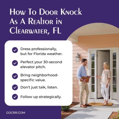 how to door knock as a realtor in clearwater fl