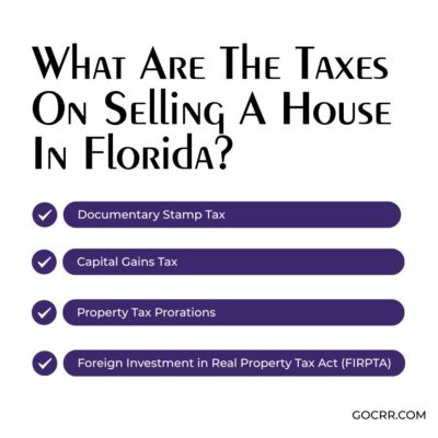 what are the taxes on selling a house in florida