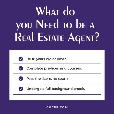 what do you need to be a real estate agent