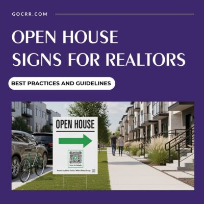 open house signs for realtors