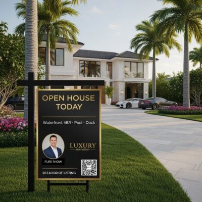 Open House Signs for Realtors
