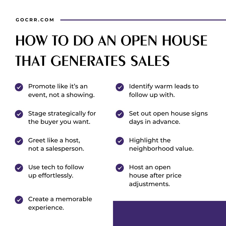 How to Do an Open House That Generates Sales