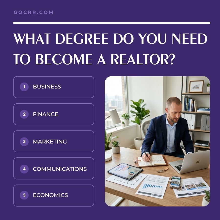List of Degrees to Become a Realtor List of Degrees to Become a Realtor