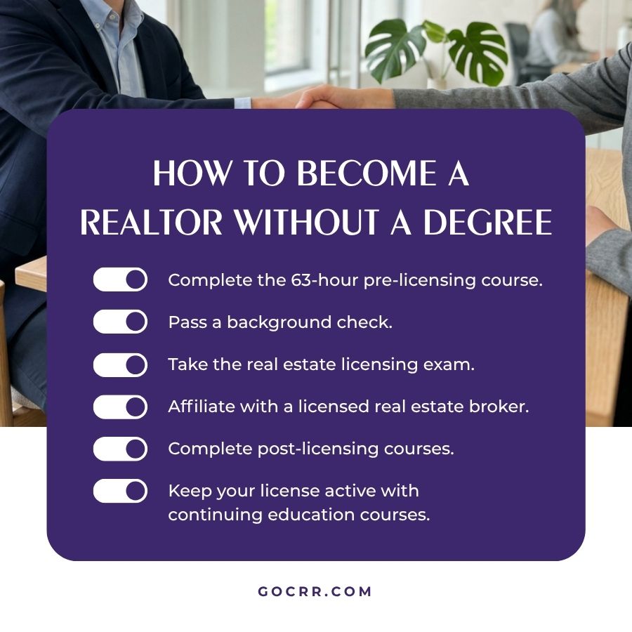 How to Become a Realtor Without a Degree How to Become a Realtor Without a Degree