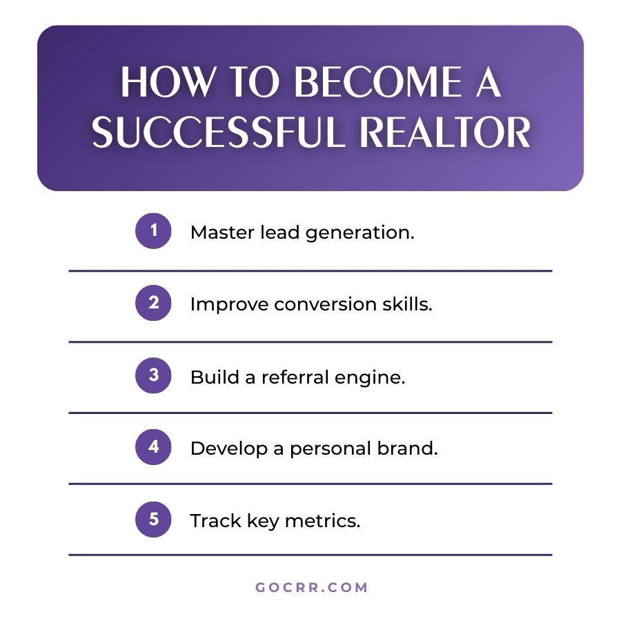 ways to become a successful realtor