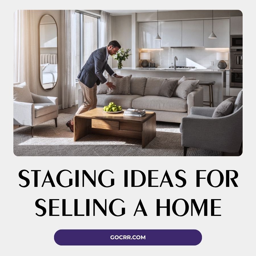Staging ideas for selling a home
