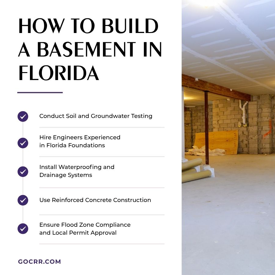 How to Build a Basement in Florida How to Build a Basement in Florida